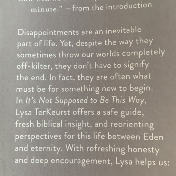 It’s Not Supposed to be This Way by Lysa Terkeurst - Picture 6 of 7